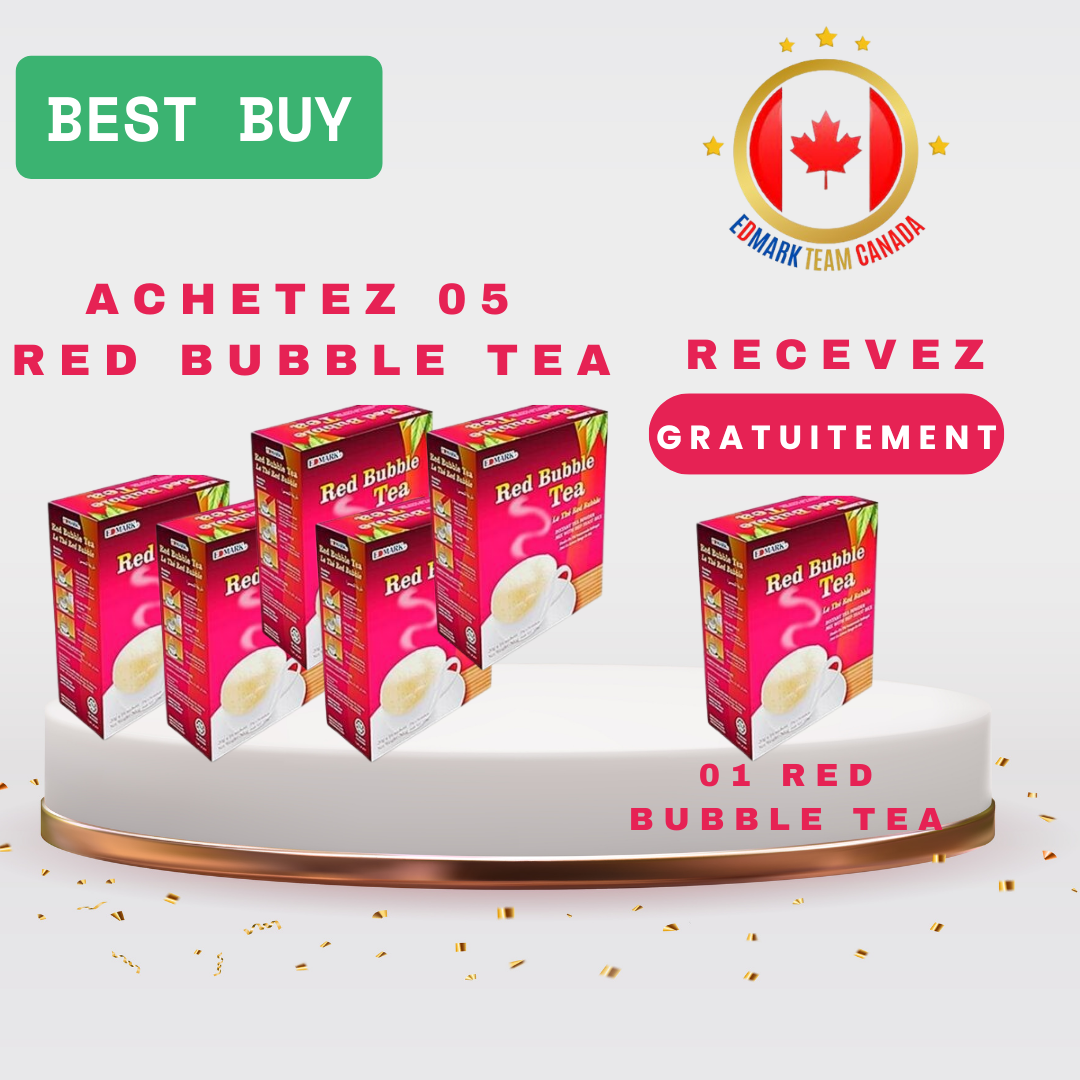 05 red buble tea pour 01 gratuit